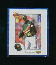 2001-02 Line Up Venezuelan sticker Jorge Cordova & Argenis Conde cut from page*