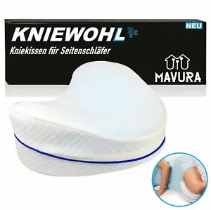 KNIEWOHL Kniekissen für Seitenschläfer Beinkissen Kissen Lagerungskissen weiß - Bild 1 von 5
