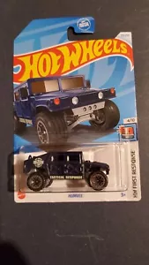 Hot Wheels Humvee HW First Response 4/10 Blue - Picture 1 of 4