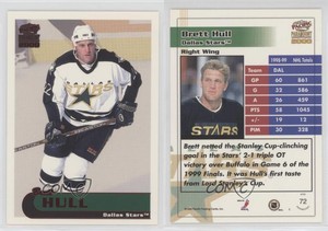 1999-00 Pacific Paramount Red Brett Hull #72 HOF