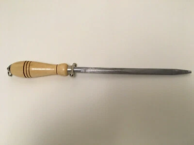 Solingen Germany Chef's Wood Handle Sharpening Steel  Foto 1 de 4