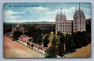 Postcard Vtg Utah Temple Square Salt Lake City Religious Mormon - Picture 1 of 2