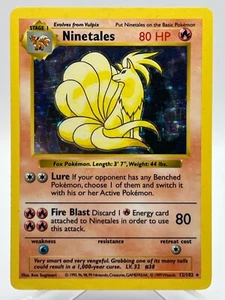 Vulnona Ninetales Holo Shadowless - Base Set - 12/102 - Pokemon Karte - Englisch - Bild 1 von 3