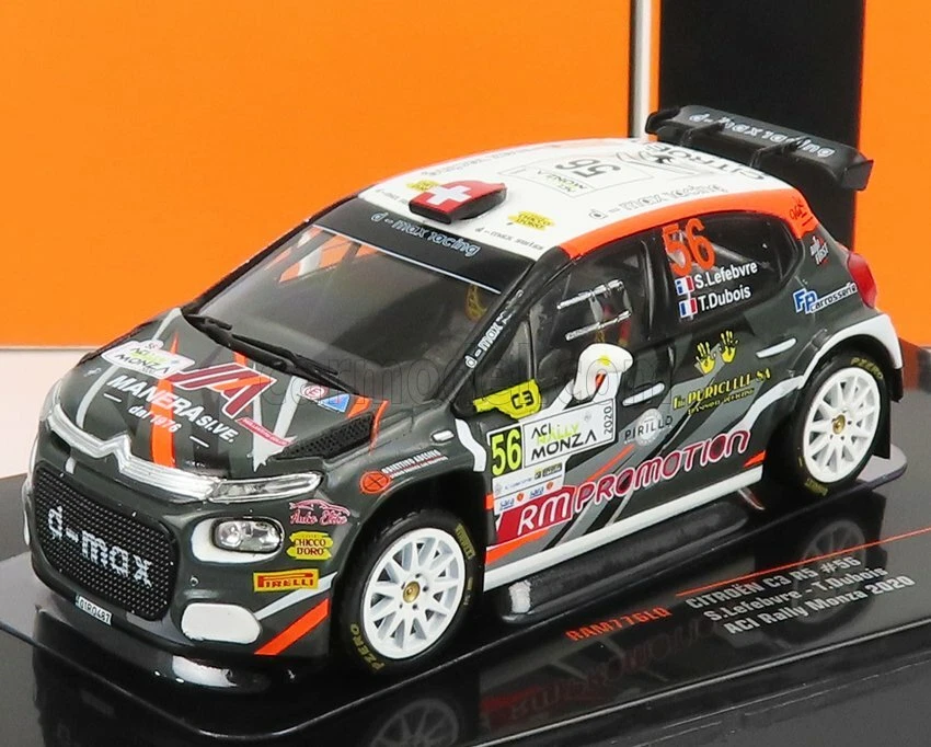 1/43 IXO-MODELS - CITROEN - C3 R5 N 56 RALLY ACI MONZA 2020 S.LEFEBVRE - RAM776L - Immagine 1 di 1