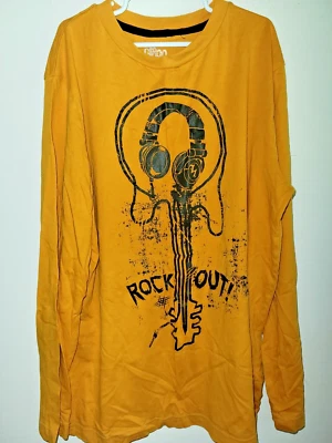 Circo Rock Out Guitar Long Sleeve Graphic Shirt Boys XL - Image 1 of 4