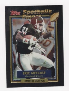 1992 TOPPS FINEST FOOTBALL LIMITED EDITION ERIC METCALF CLEVELAND BROWNS #16 - Picture 1 of 1