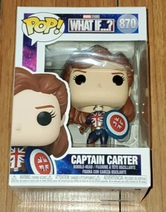 Funko Pop Marvel #870 Captain Carter What If - Picture 1 of 5
