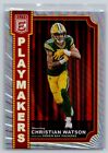 Christian Watson 2023 Donruss Elite Playmakers #Pm-18 Green Bay Packers