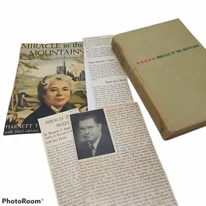 Miracle in the Mountains Harnett T Kane Inez Henry 1956 First Edition HC Signed - Picture 1 of 10
