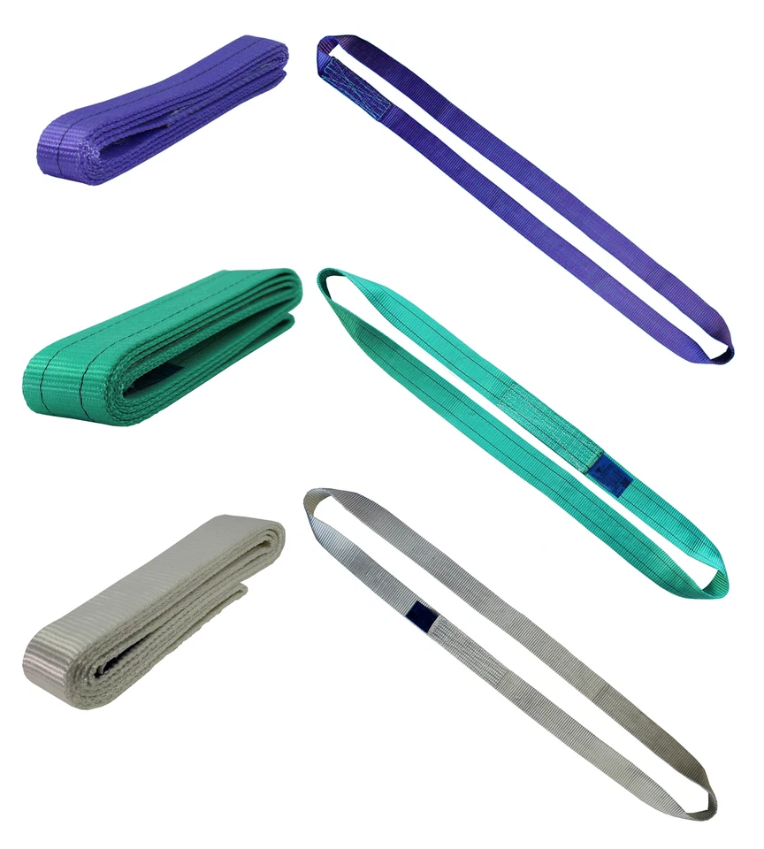 HEDEF Einweg Endlosschlinge Tonnen Tragfähigkeit Meter Länge Hebebänder Bandschlinge