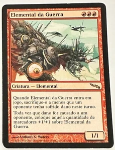 MTG War Elemental Mirrodin Rare Spanish - Picture 1 of 3