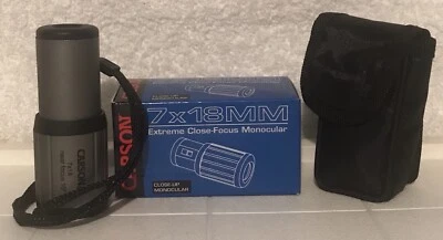 Carson Optical-Close-Up 7x18MM Tactical Monocular w/ Lanyard & Carry Case *NEW* - Image 1 of 4