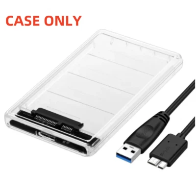 USB 3.0 Festplattengehäuse Externes Gehäuse Festplatte 2.5 - SATA SSD HDD - Bild 1 von 4