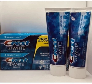Crest 3D White Advanced Glamorous White Toothpaste, 75ml  Twin Pack - Picture 1 of 2