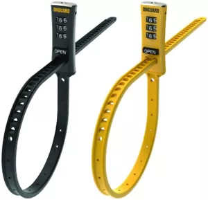 OnGuard ZipLock Combo Lock - Black/Yellow, Pack of 2 - Picture 1 of 1