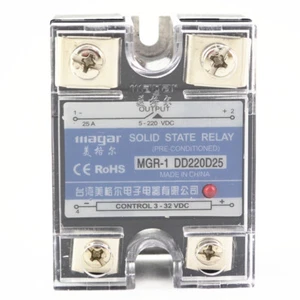 SSR-25A DD DC-DC Solid State Relay input 3-32VDC output 5~220VDC Control - Picture 1 of 4