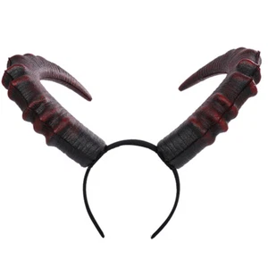 Ram Horns Ears Ram Horns Headpiece Devil Ear Headband Devil Horn Headdress - Picture 1 of 12