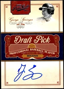 2011 Playoff Prime Cuts George Springer Rookie Autogramm Astros RC AUTO 91/249! - Bild 1 von 3