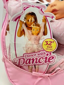 1999 Goldberger Doll Co Dancie & Her Toe Tote 32 in Puppe & Koffer NEU - Bild 1 von 10