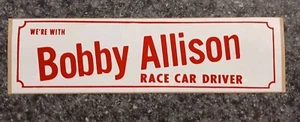 Vintage Bobby Allison Sticker - Picture 1 of 2
