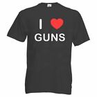 I love Guns - T Shirt