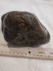 Montana Yellowstone Flussachat, groß 3,10 Pfund, 1406 Gramm ungeschliffen/Altbestand - Bild 1 von 8