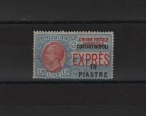 COSTANTINOPOLI - 1923 espresso, 15 Pi su 1,20 azzurro e rosso - (5719) - Picture 1 of 1