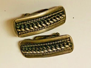 PENDIENTES BARRA PLATA VINTAGE   - Imagen 1 de 6