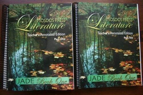 Mosdos Press Literature - Teacher's Annotated Edition Books 1 & 2 - GOOD - Image 1 of 1