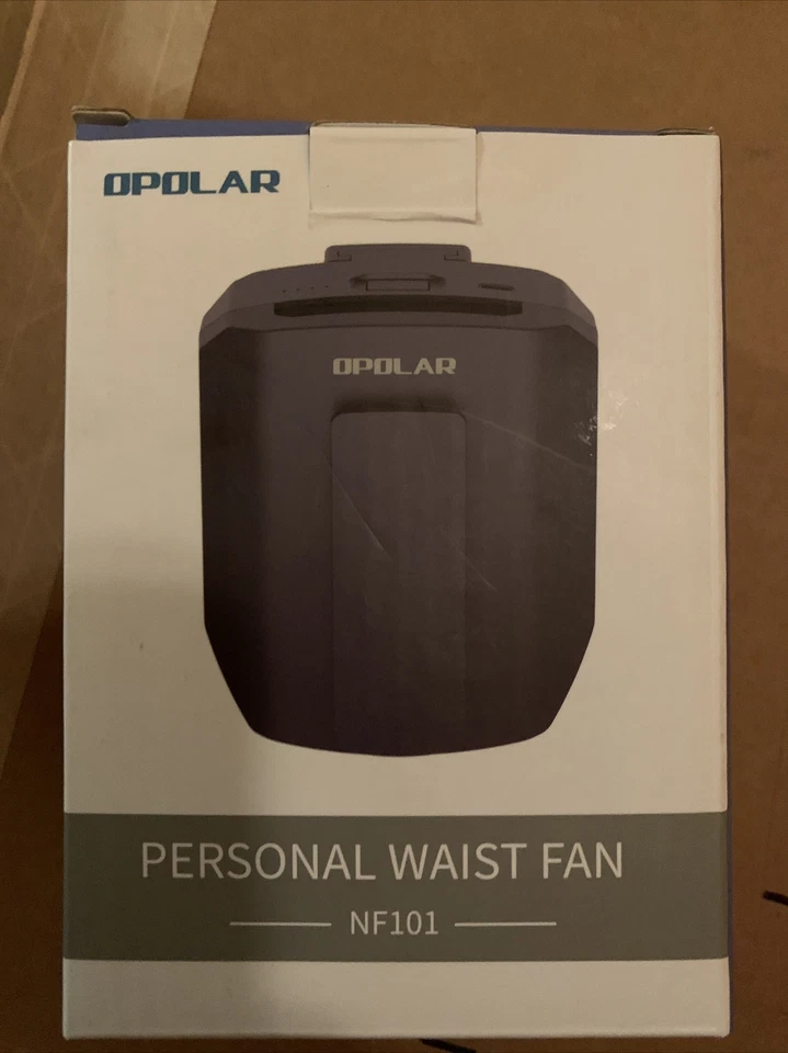 Ventilador Personal Portátil Refrigeración Aire Cuello Colgante Recargable Cintura Clip Flujo de Aire  Foto 1 de 4