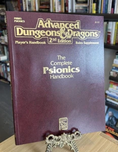 Advanced Dungeons and Dragons 2nd edition The Complete Psionics Handbook 1990 - Picture 1 of 5