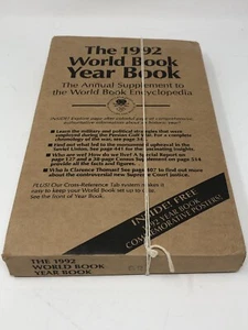 NIB The World Book Encyclopedia Year Book; 1992 Hardcover Events Of 1991 - Imagen 1 de 10