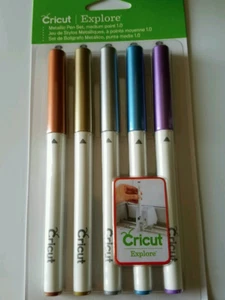 Juego de bolígrafos metálicos Cricut Explore, punto medio 1.0 - 5 bolígrafos - Imagen 1 de 3