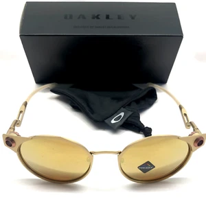 Oakley Deadbolt Sonnenbrille Satin Hellgold Titan Prizm Roségoldene Gläser A2 - Bild 1 von 6