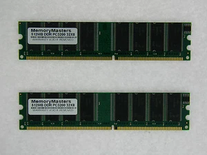 1GB (2X512MB) DDR MEMORY RAM PC3200 NON-ECC DIMM 400MHZ - Picture 1 of 1