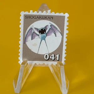 Zubat Pokemon Shogakukan Sello Asiento Anime Nintendo Japón Japonés De Colección - Imagen 1 de 3