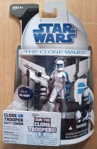 Star Wars The Clone Wars Clone Trooper 501st Legion Exclusive Action Figure - Picture 1 of 2