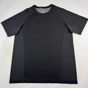 Fabletics Mens XXL Black Nylon Polyester Blend Performance Gym T-Shirt - Picture 1 of 8