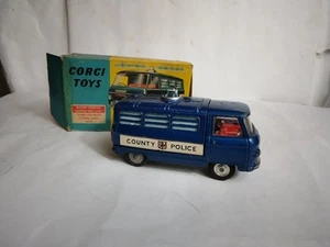 Vintage Corgi County Police Commer Van Electrics Look Fine Part Box Good... - Picture 1 of 9