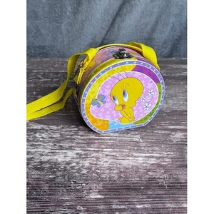 Vintage Looney Tunes Tweety Bird Purse Kids 2000 Warner Bros Yellow - Picture 1 of 6