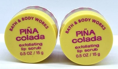 2 Bath & Body Works PIÑA COLADA Exfoliating Lip Scrub 0.5 oz/15 g Each NEW - Image 1 of 2