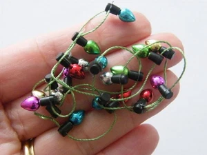 Christmas lights 1/2 meter dollhouse miniature P314 - Picture 1 of 3