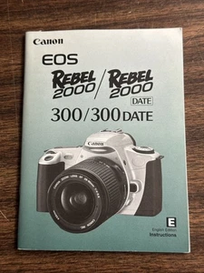 Canon EOS rebel 2000 manuale istruzioni - Foto 1 di 2