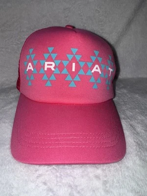 Sombrero Ariat Gorra Correa Rosa Ponyflo Tenis Malla Camionero Sombrero  Foto 1 de 4