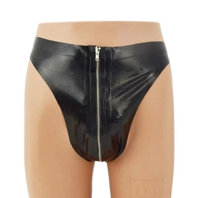 Latex String mit Reißverschluss - 0,4 mm  (M) - Bild 1 von 4