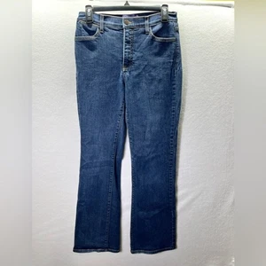 NYDJ Lift Tuck Technology Bootcut Jeans Womens 6 Blue Denim Stretch USA 2571 - Picture 1 of 10