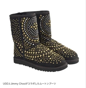 Botas UGG JIMMY CHOO Mandah Negras 3042 EE. UU. 6 Mujeres EU 37 - Imagen 1 de 10