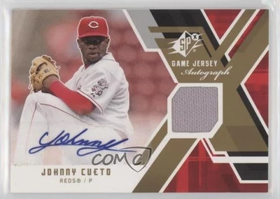 Camiseta 2009 SPx Game Auto Johnny Cueto #GJA-JC Auto - Imagem 1 de 2