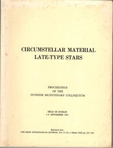 Circumstellar Material Late-Type Stars : Irish Astronomical Society - Picture 1 of 2