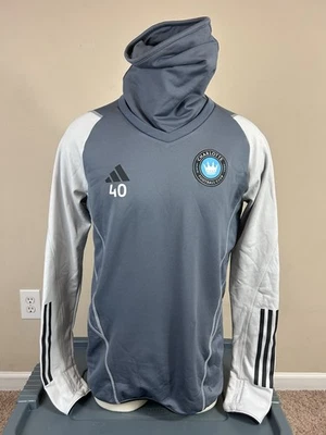 Adidas Charlotte FC Capucha Cuello Equipo Emitido #40 MLS Camisa Manga Larga Para Hombre M Foto 1 de 4
